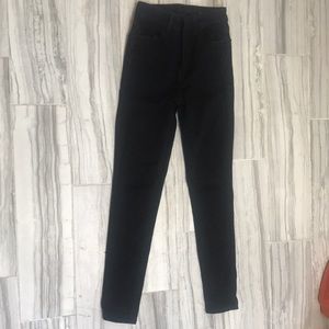 High rise, skinny, Black American Eagle Jeans